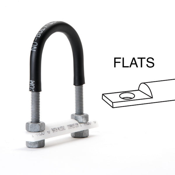 3 in Galvanized Nu-Bolt with Flats – I-Rod Store