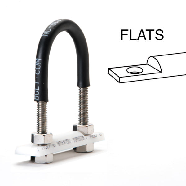 Nu-Bolt inoxidável de 3/4 pol. com planos (estoque 3/8)