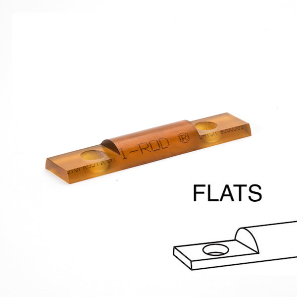 Drilled I-Rod HT with Flats for 0.75 in pipe U-bolt