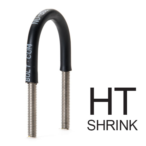 2 in Stainless U-Bolt with HT Polyshrink