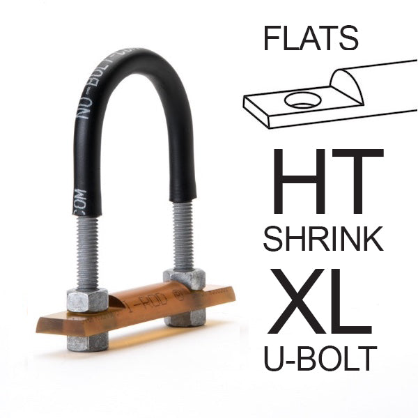 1 in Galvanized Nu-Bolt XL HT, Non-Gripping with I-Rod HT (1/4 Stock )