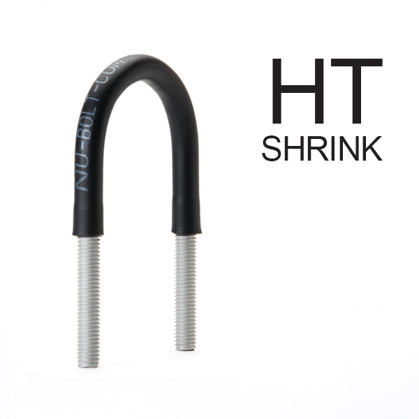 12 in Galvanized U-Bolt with HT Polyshrink